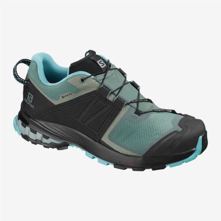 Salomon XA WILD GTX W Womens Trail Running Shoes Turquoise UK NRQG